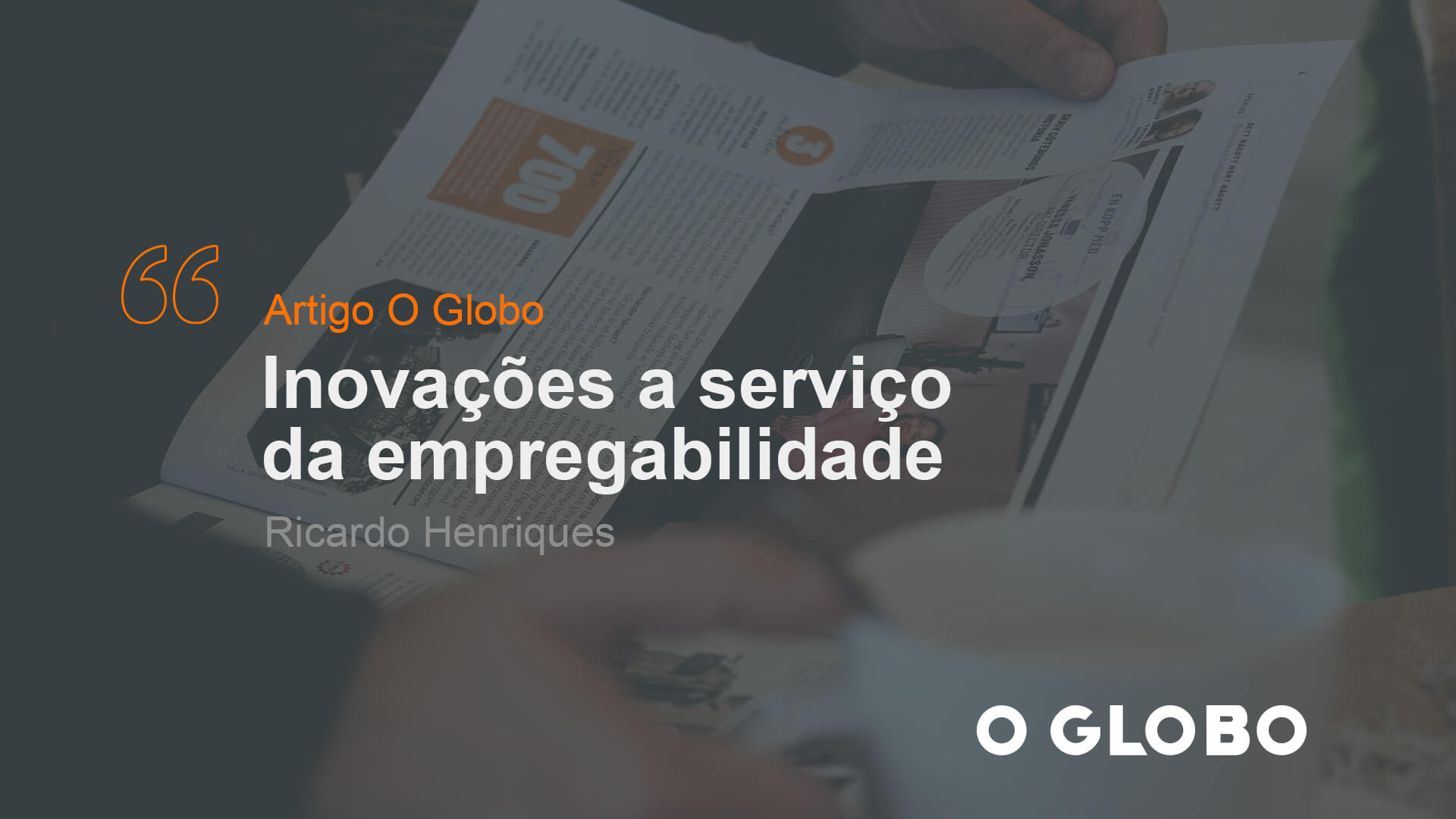 Inovações a serviço da empregabilidade