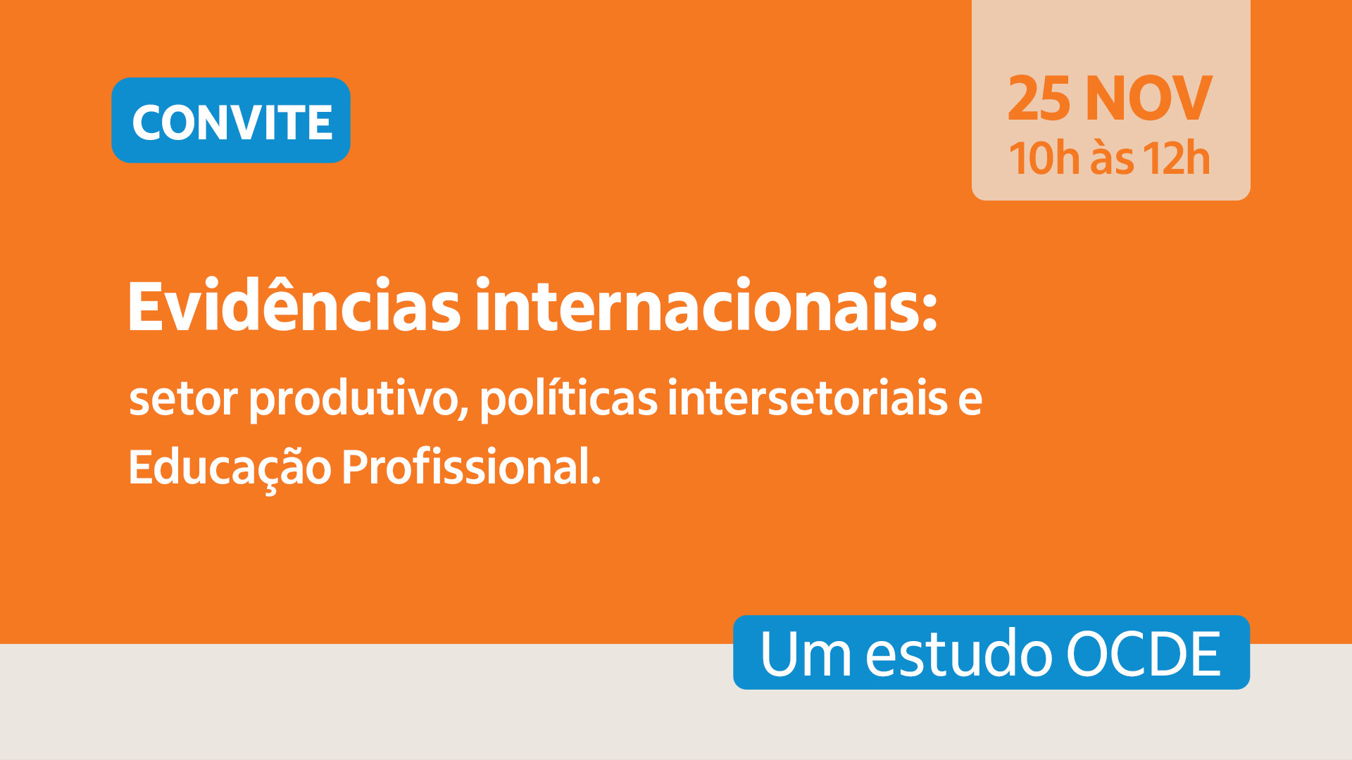 Evidências internacionais: setor produtivo, políticas intersetoriais e Educação Profissional