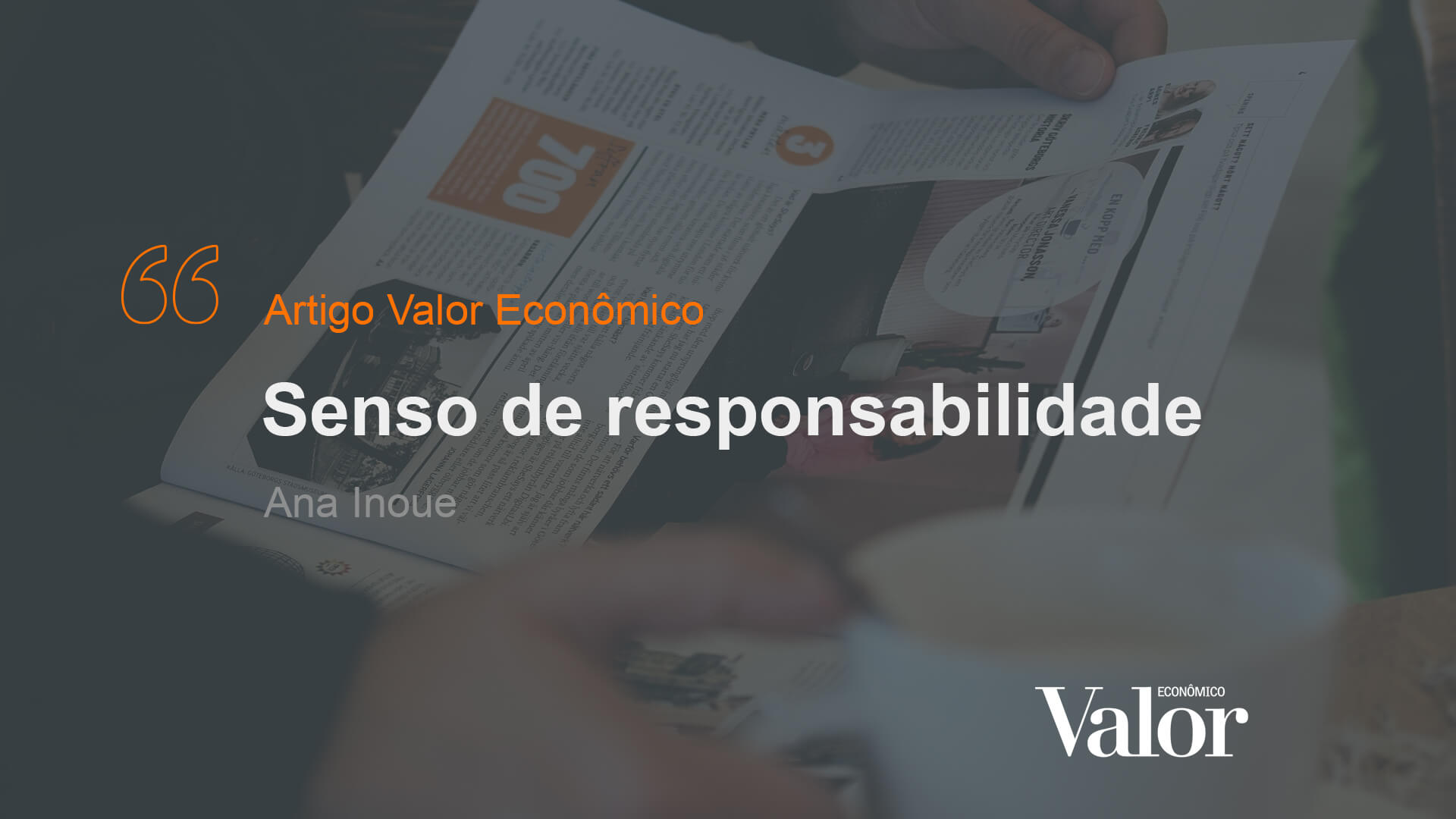 Senso de responsabilidade