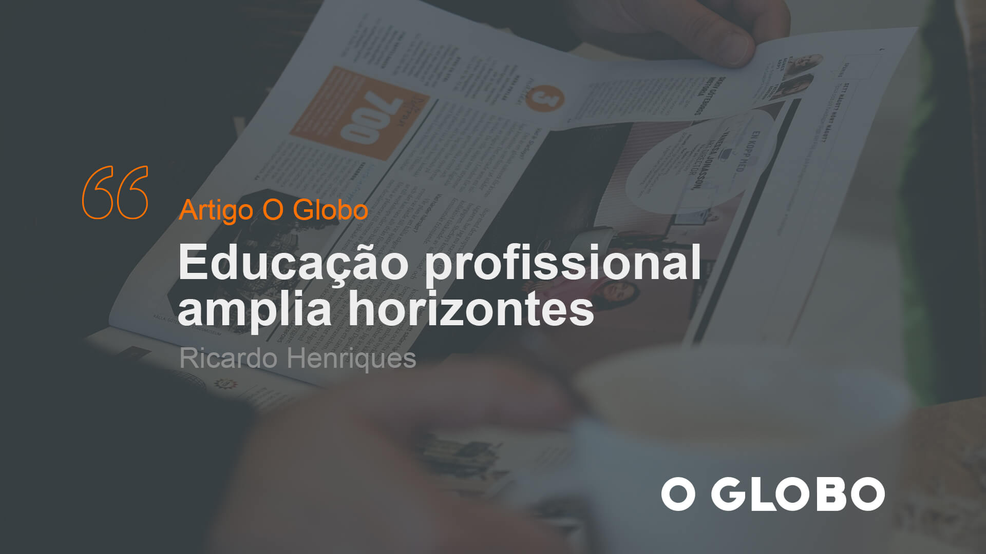 Educação profissional amplia horizontes